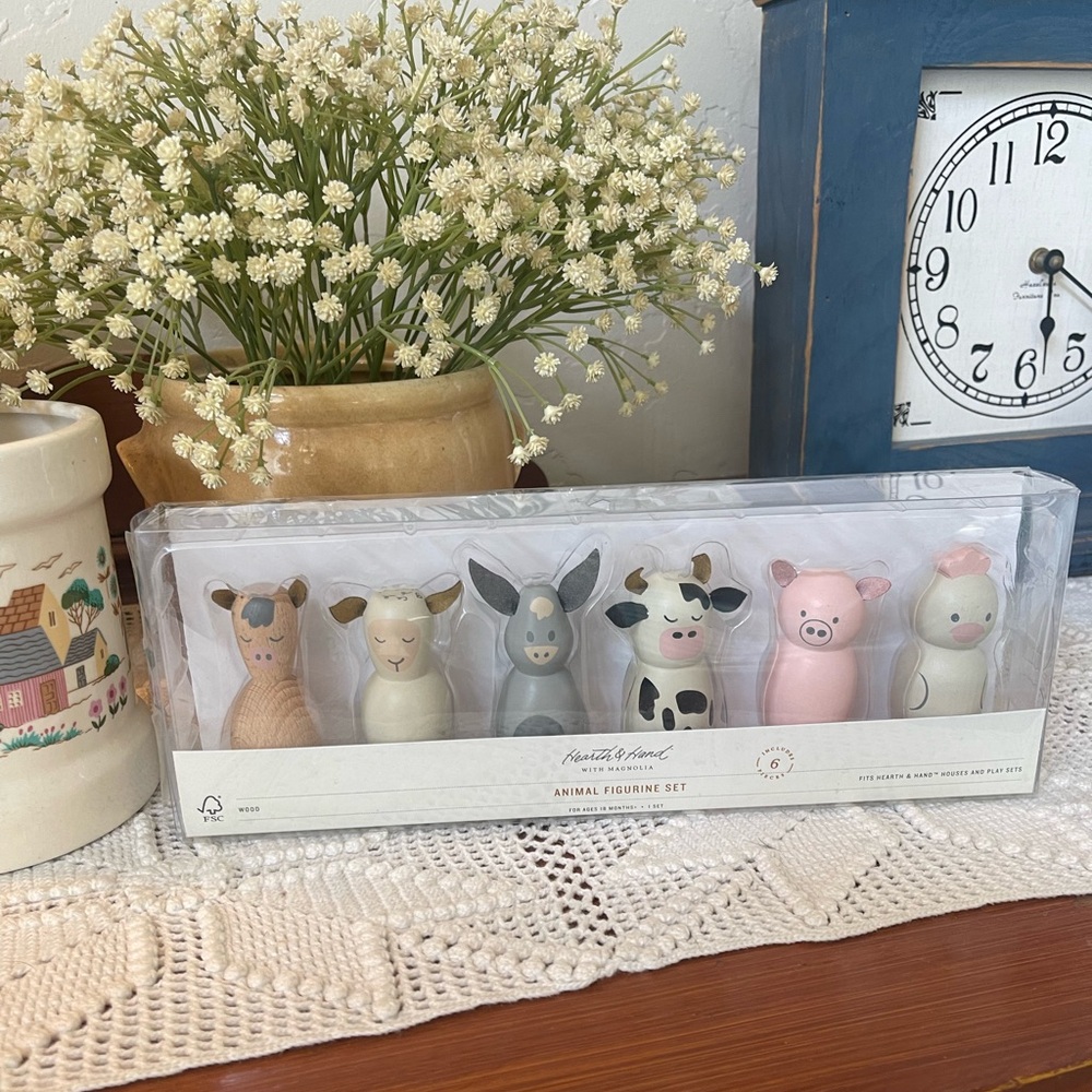 Hearth & Hand™ with Magnolia Wooden Toy Farm Animal Set